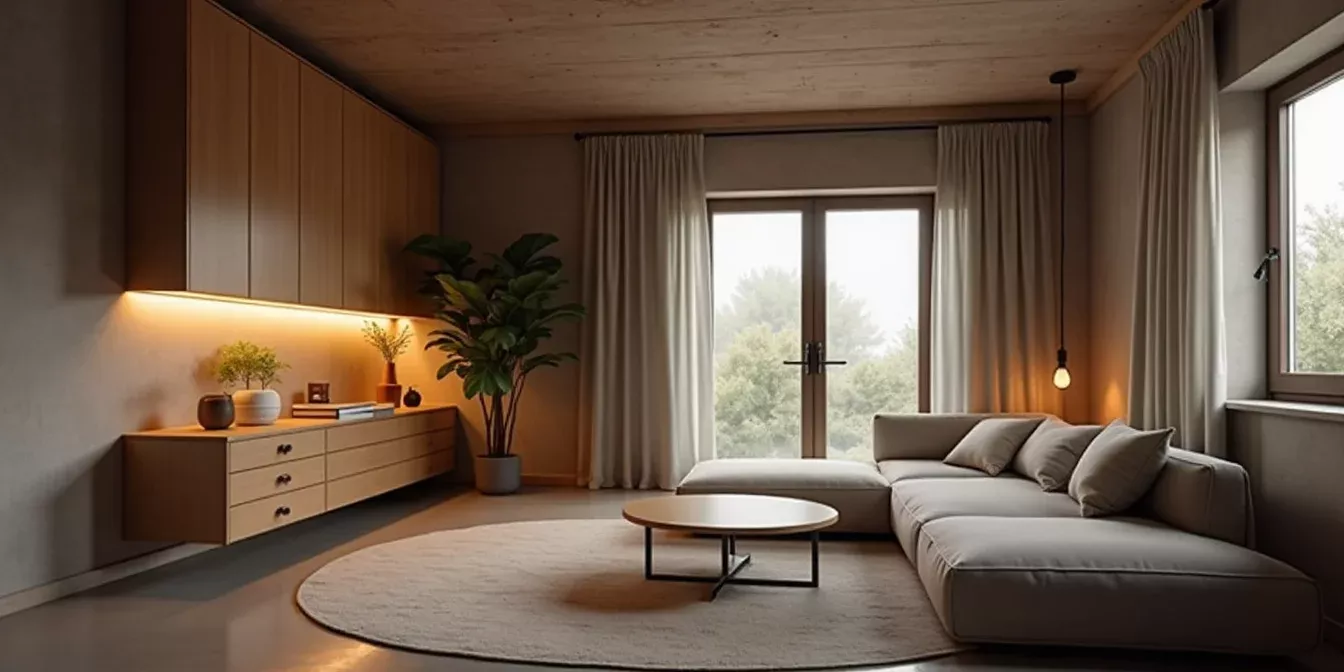 Comprador revisando una vivienda usada luminosa en Madrid mientras observa detalles de conservación y del edificio.