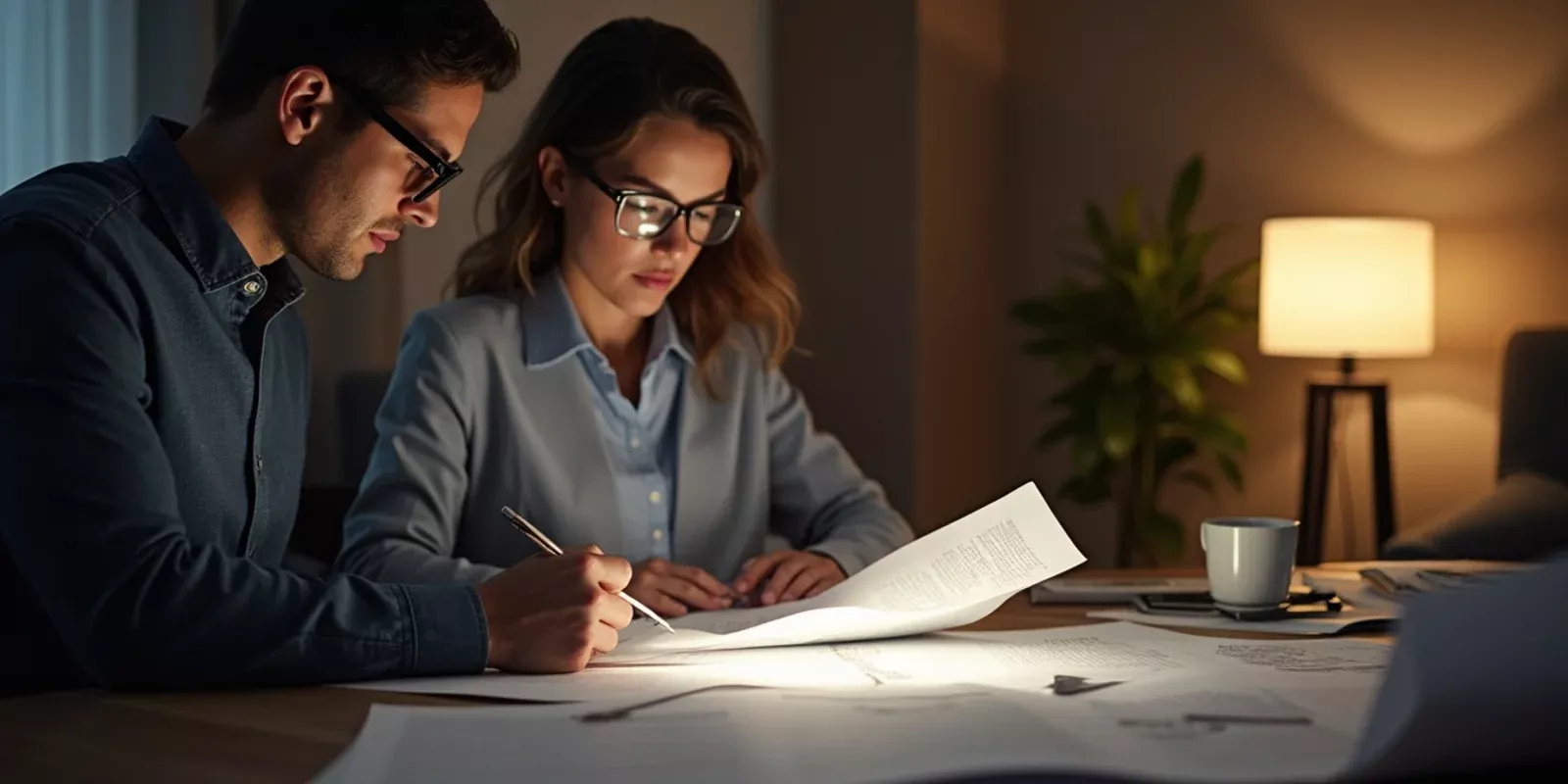 Propietario revisando referencias de precio de una vivienda con asesoramiento profesional en Madrid.