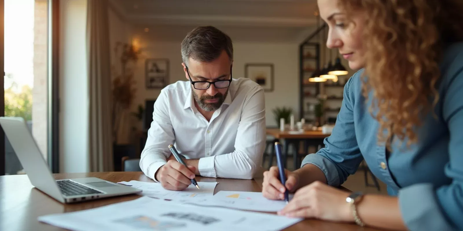 Propietario comparando referencias de viviendas antes de fijar un precio de venta en Madrid